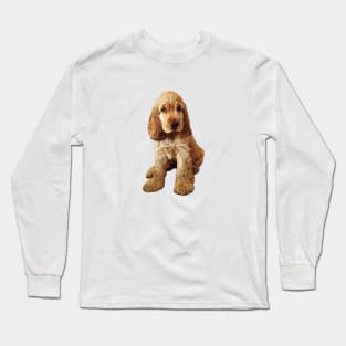Gold Cocker Spaniel Puppy Dog Long Sleeve T-Shirt